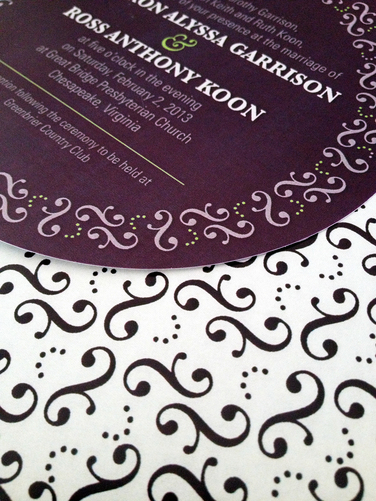 wedding wedding stationery Stationery print die cut pattern Invitation