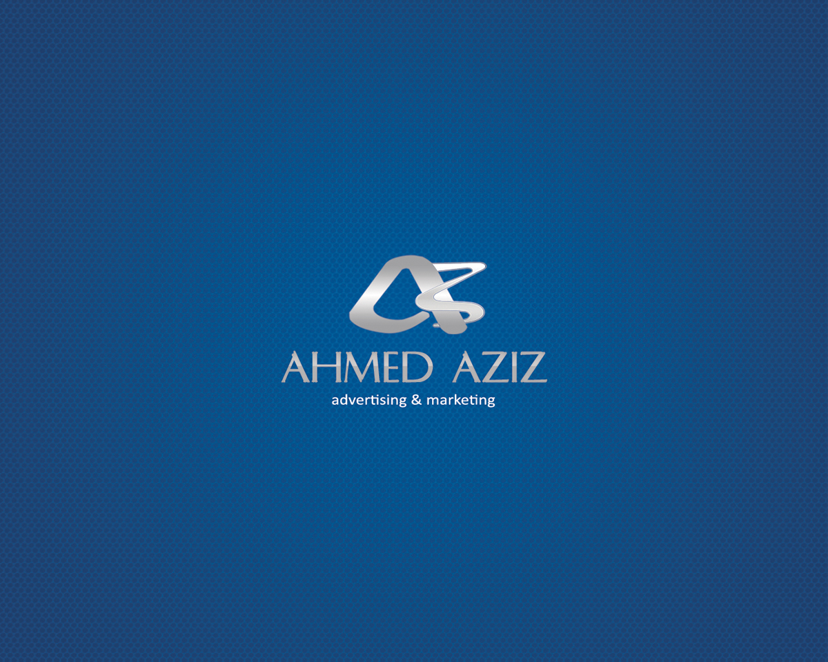 Ahmed Aziz logo edit logo photoshop Advertising Agency