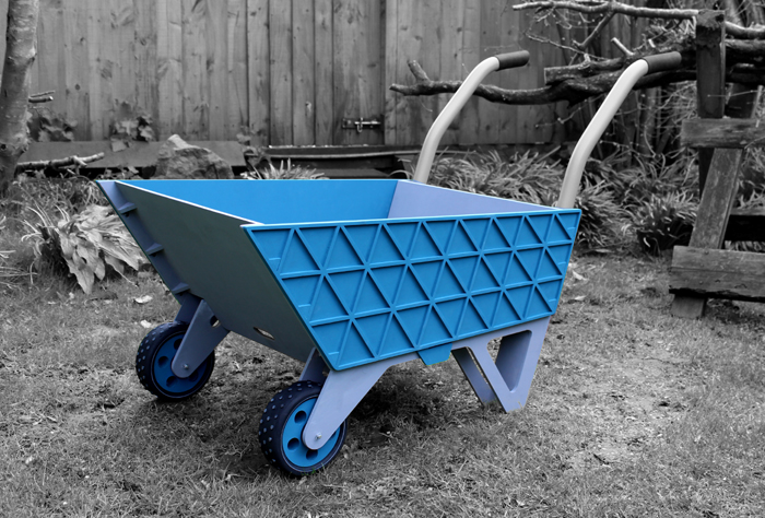 wheel barrow product tank yard cart model concept prototype