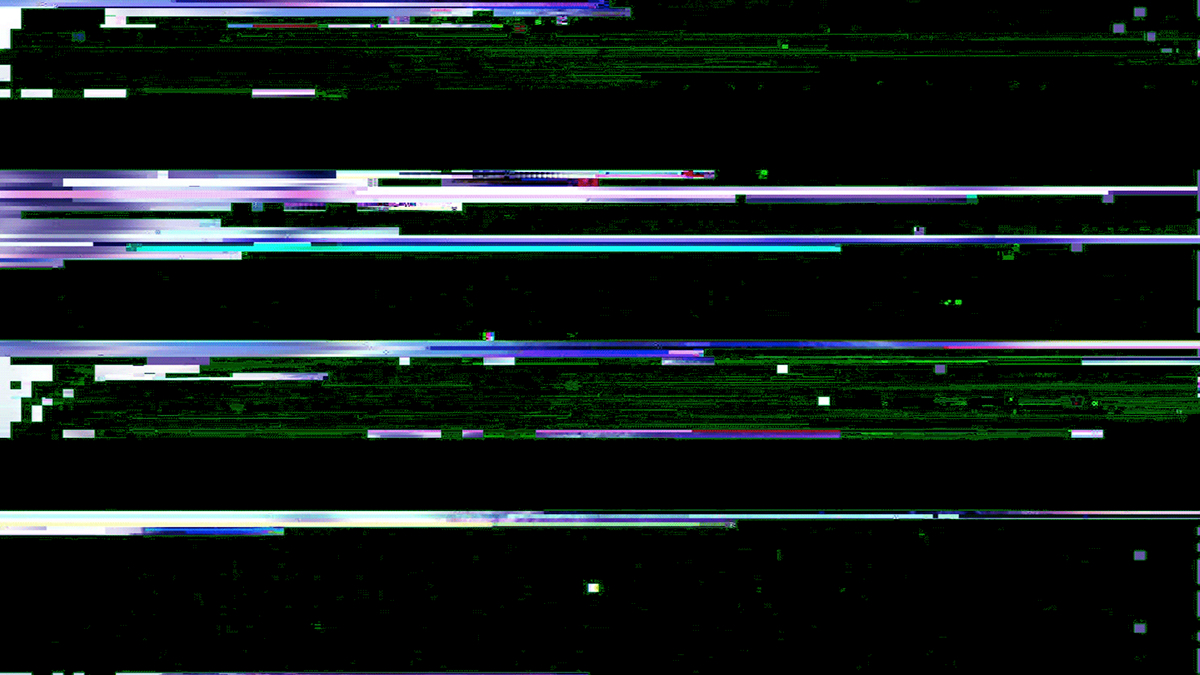 glitch art Glitch databending abstract hex editing