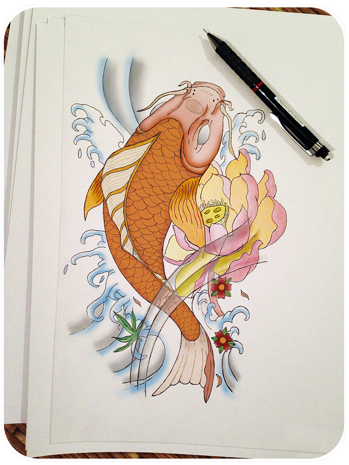 koi fish tattoo japan art кой карп