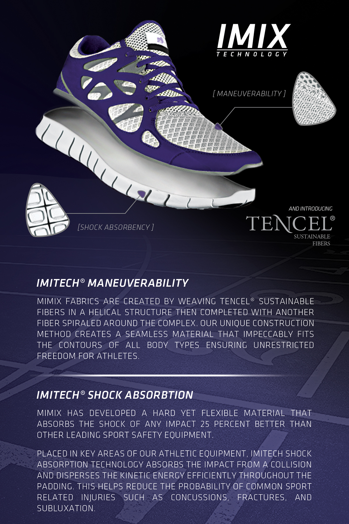 athletics shoes Packaging shoebox box Mimic biomimicry purple sports identity logo wordmark