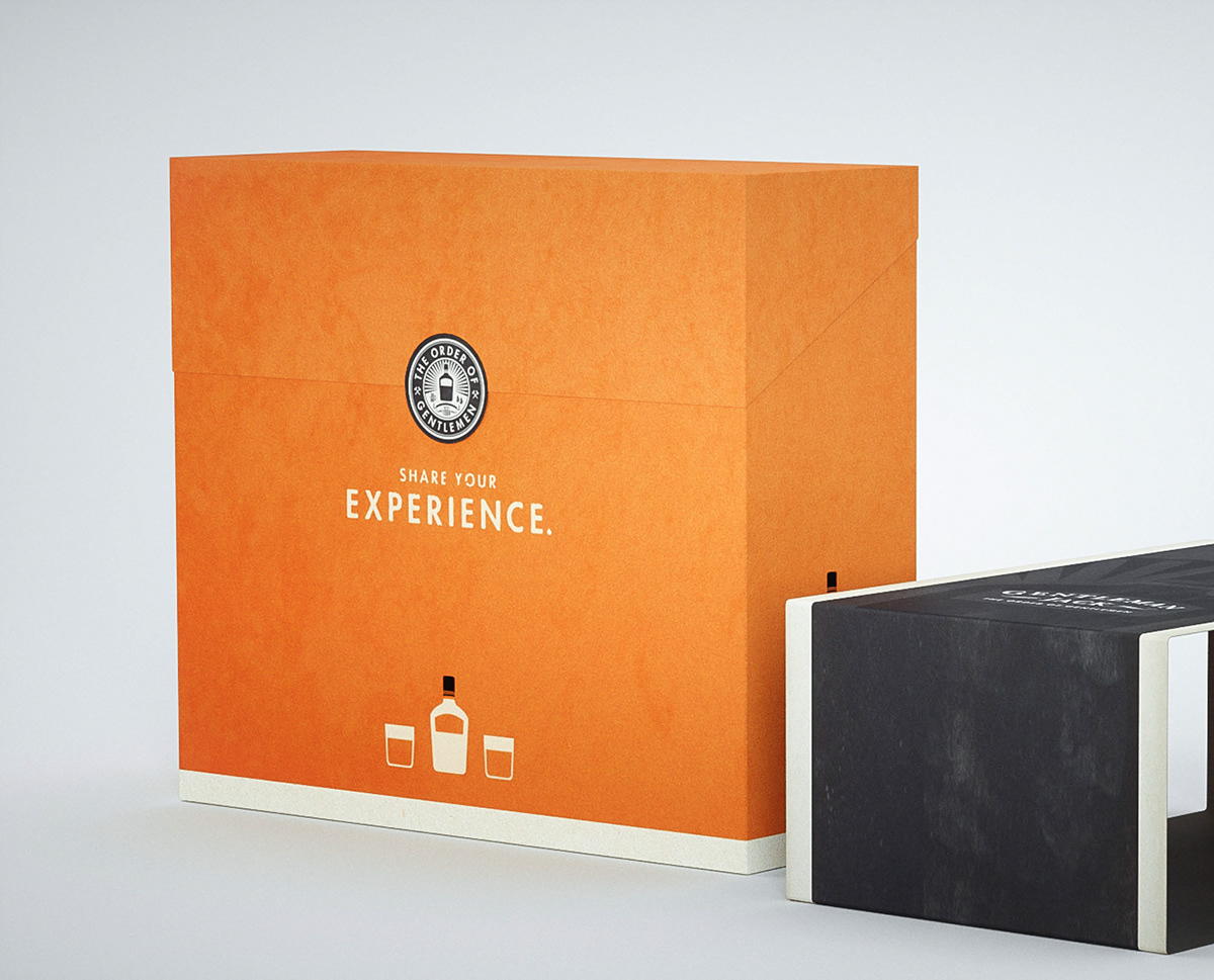 Gentelman Jack design Whisky vintage Whiskey alkohol Packaging graphic Promotion branding 