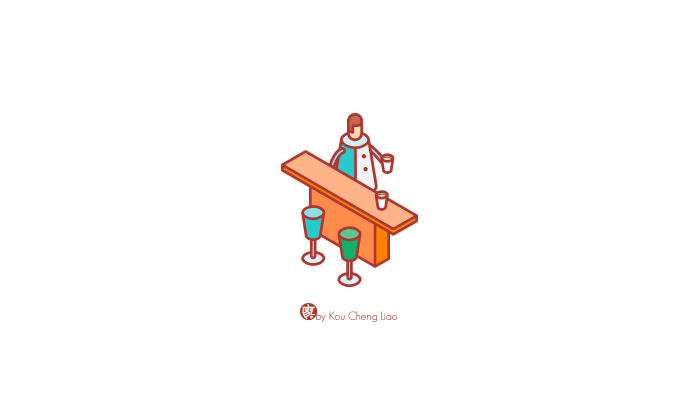 Playful business innovation company creative Work  Office boat inspire Isometric