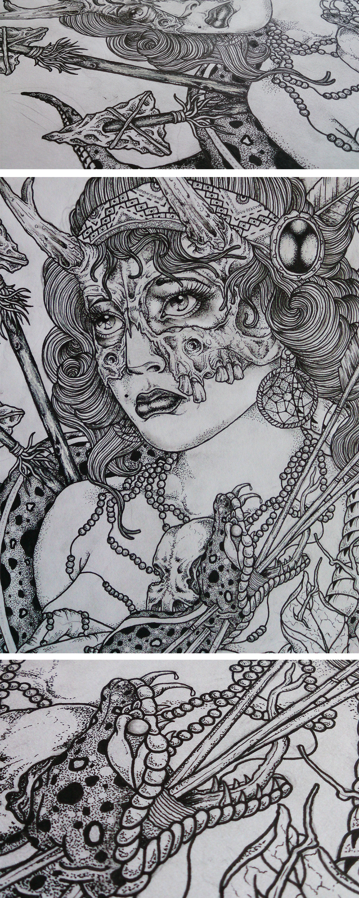 drawn  by hand  ink  pencil  paper  art
