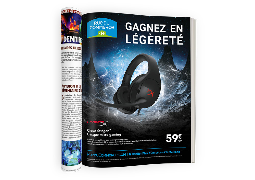 Gaming presse publicité Layout Design mise en page print jeux vidéo Video Games
