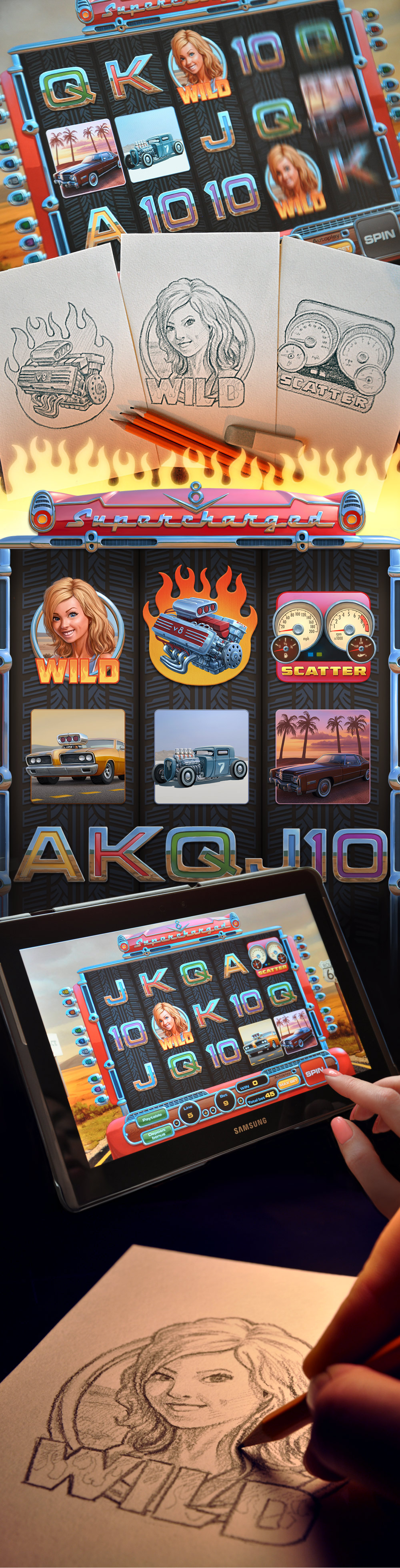 slot game for sale v8 supercharged muscle cars power
