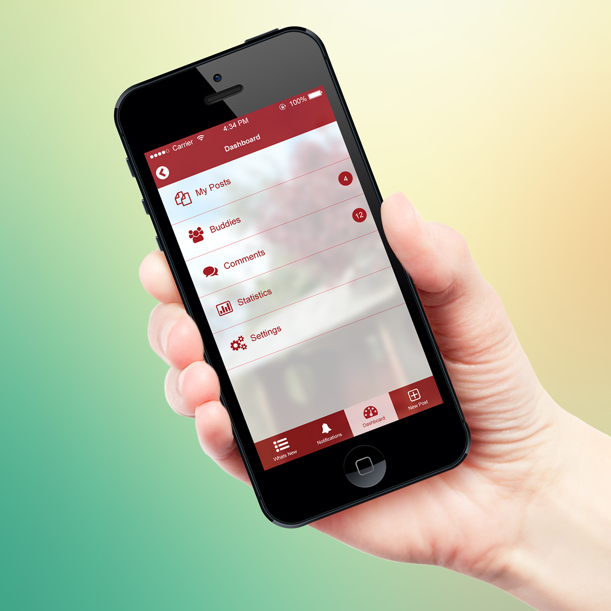 UI ux mobile iphone app design