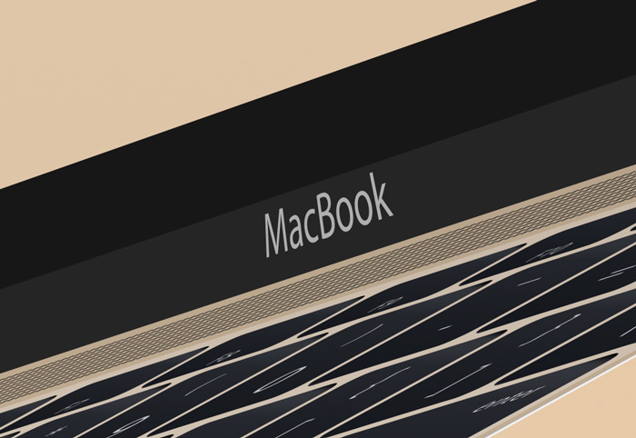 macbook apple Laptop netbook gold silver mac