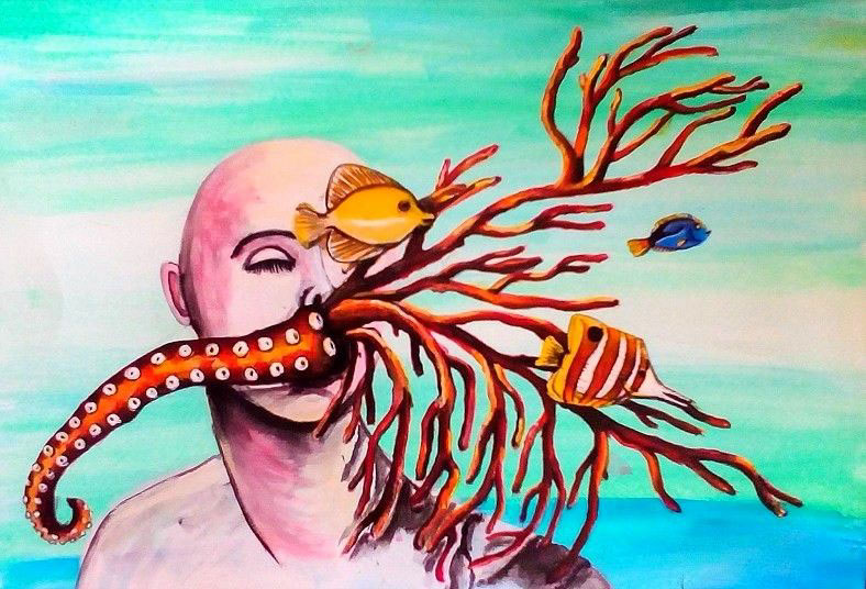 fish human lie mind octopus