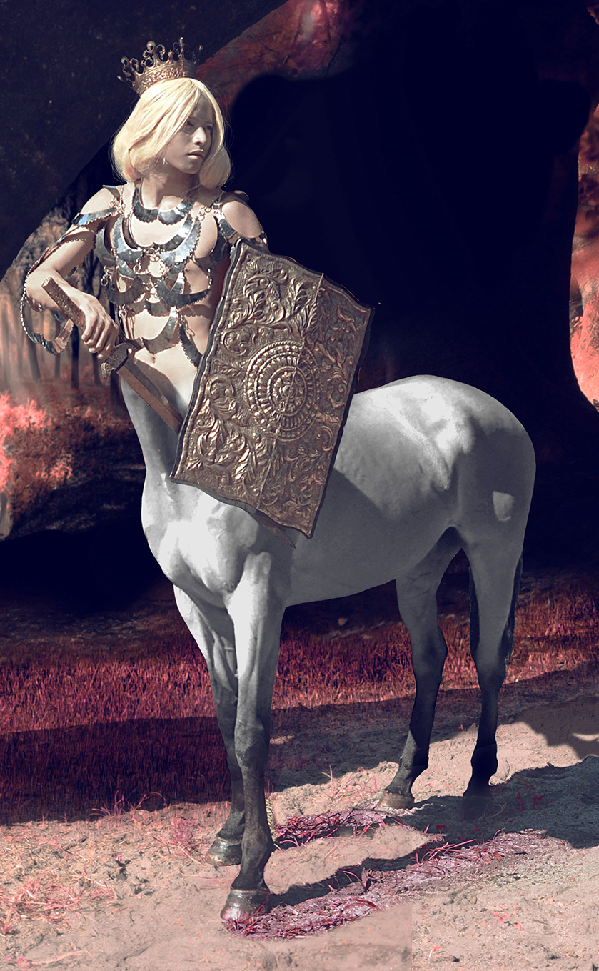 Centaur bruce venida fairytales fairytale Photo Manipulation  nymph horse Nature infrared #Ps25Under25