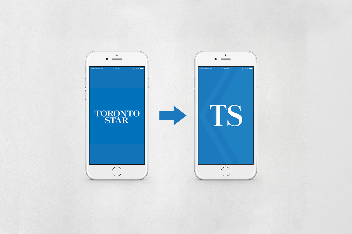 mobile app redesign rebranding Toronto Toronto Star ux