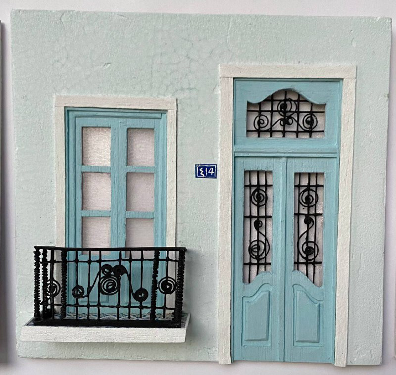 #doors #miniatureart #scalemodels #smallscale 3dmodeling colorful Miniature