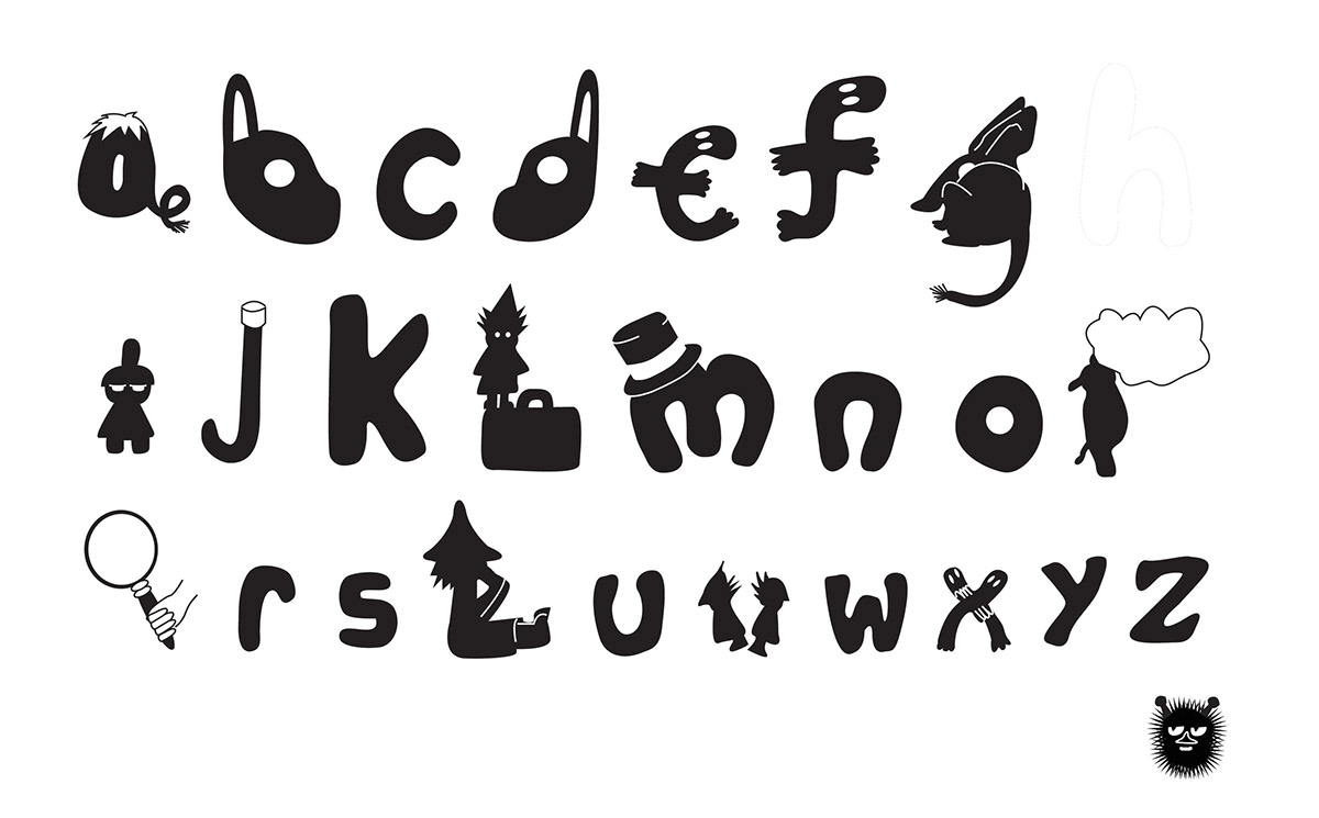 moomin  typography