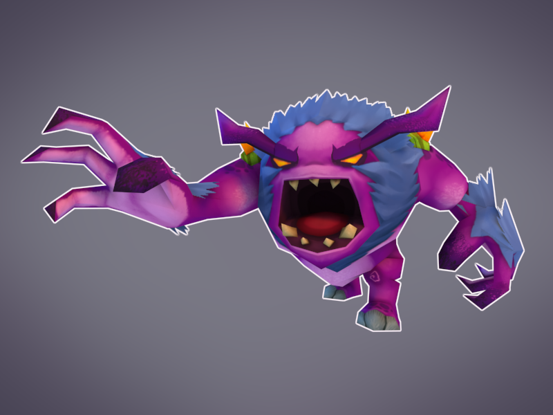 goca 3D game Character videogame Low Poly