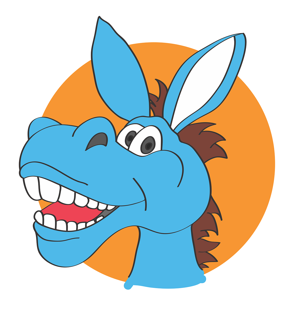 donkey Sombhar Web Ecommerce Character cartoon Drawing  sketch Digital Art  UI