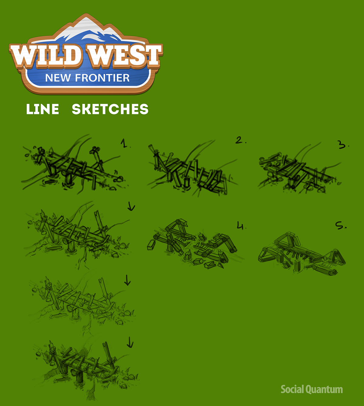 wild west game UI concept concept art art vector Icon ui design