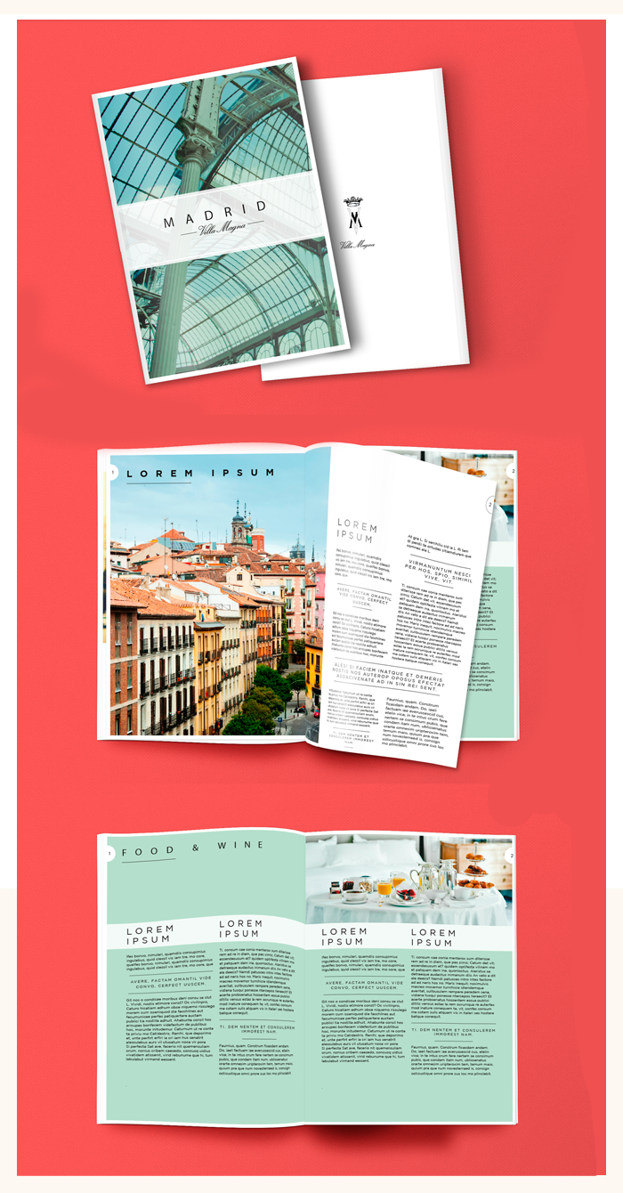 guia viajes Hostelería madrid maquetación diseño editorial hotel Turismo libro revista diseño gráfico dirección de arte proyecto Layout
