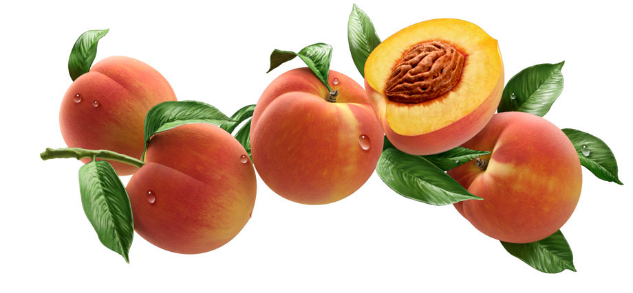 Fruit strawberries milk splash peaches muesli apricot orange