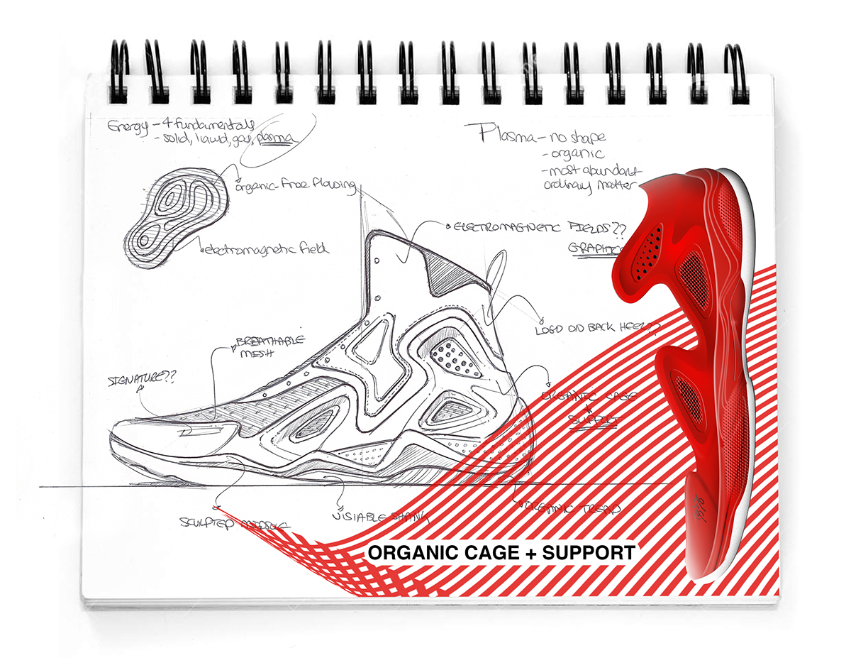 dwight howard peak PEAK Sports NBA Signature Shoe shoe design footwear design Q.Designs Quintin Williams rocket Houston Rockets