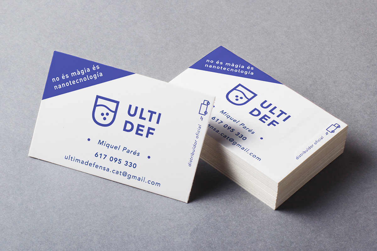 logo business card simple product