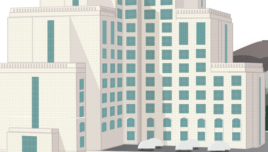 fourseasons   hotel building Syria Damascus Arab فندق دمشق بناء city place vector