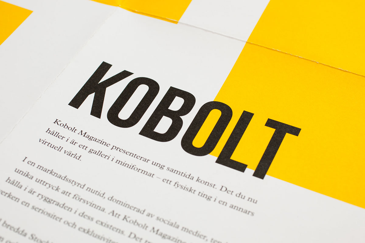 kobolt magazine gallery poster art Platform artists Young