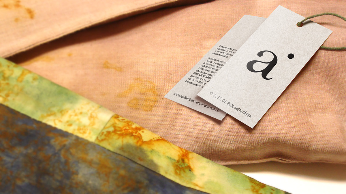 brand atelier de indumentaria craft sketchbook Web Logotype fabric pattern apparel tags
