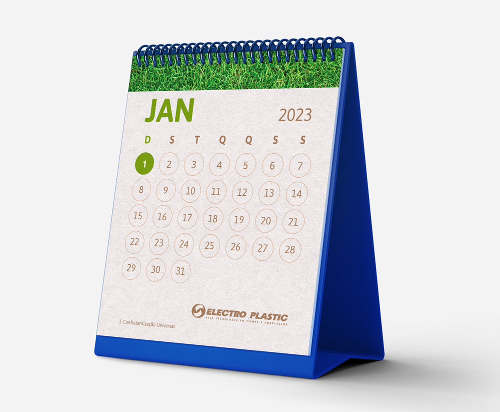 calendario design design gráfico Calendário de Mesa modern creative