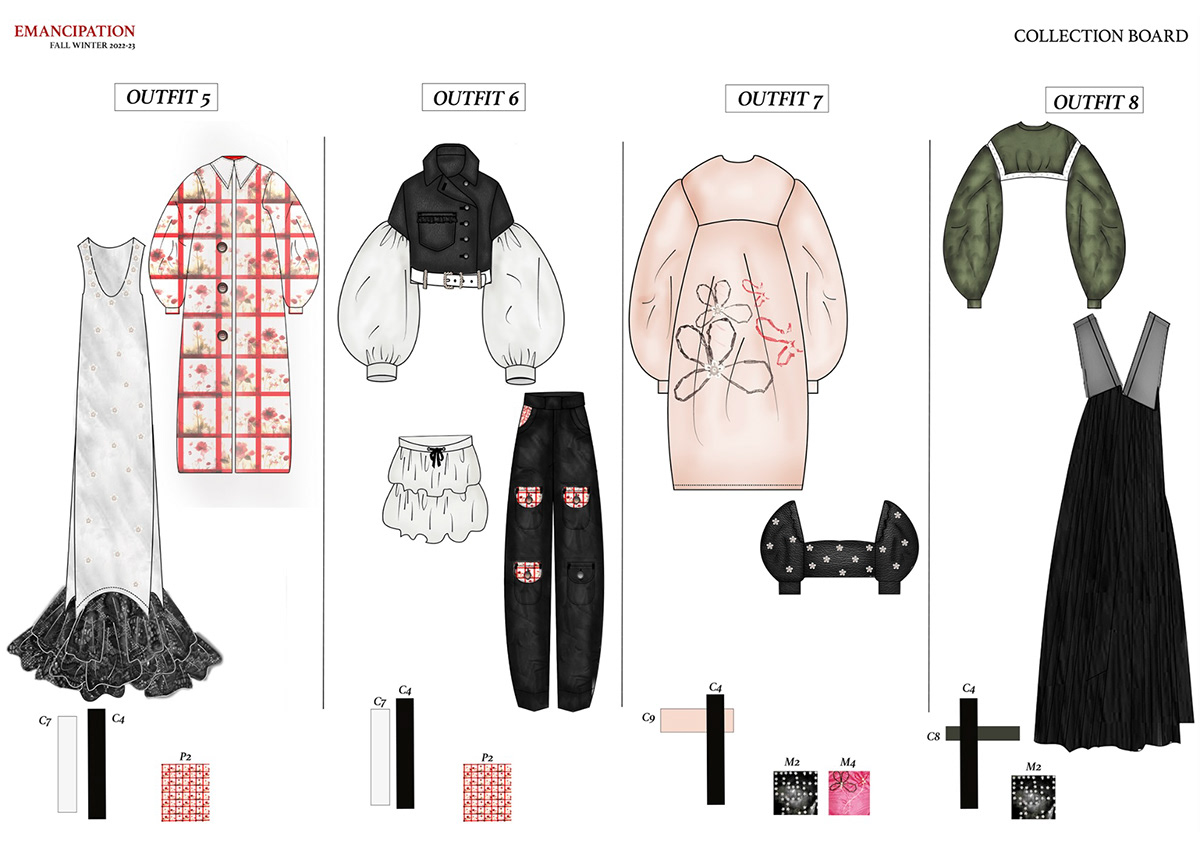 Clothing Fashion  fashion design fashionportfolio illustrations moodboard photoshop simonerocha womenswear
