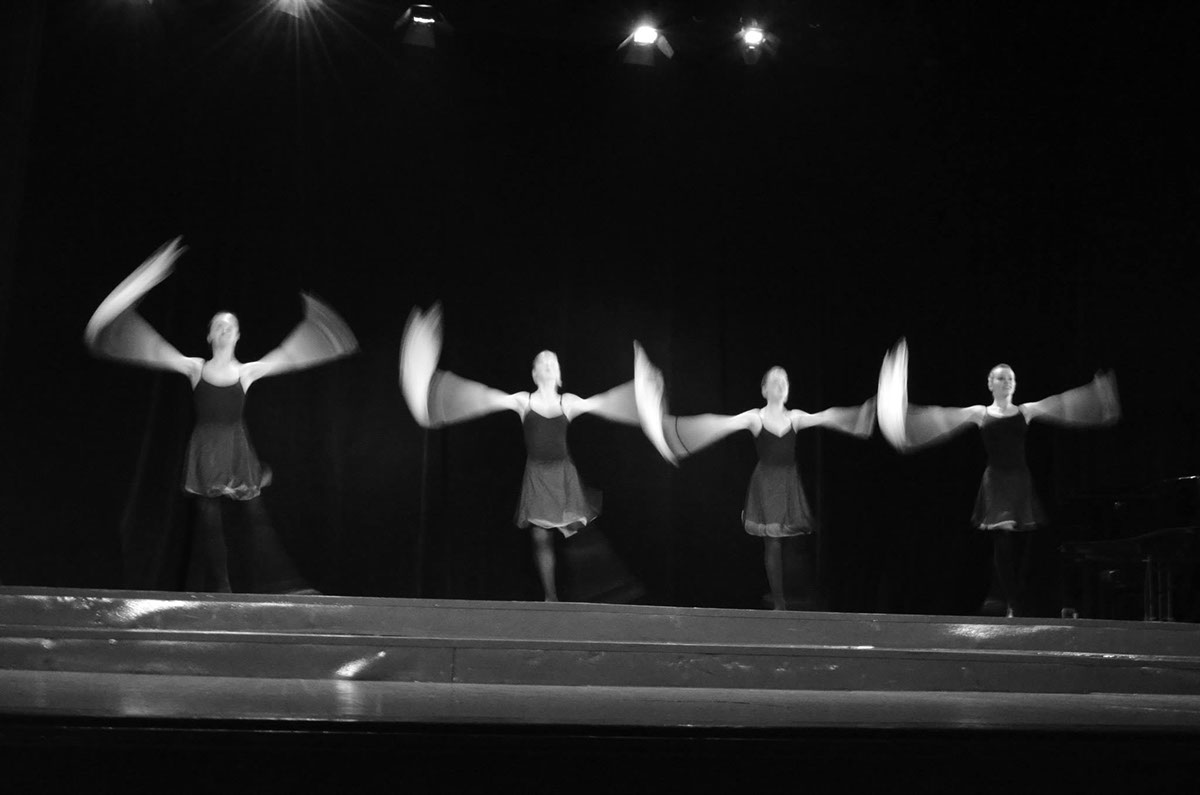 ballet black and white Photography  movement