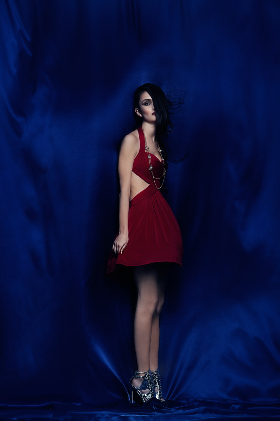 red&blue Royals gowns dark gold fabric martina+reem studio lighting They Representation