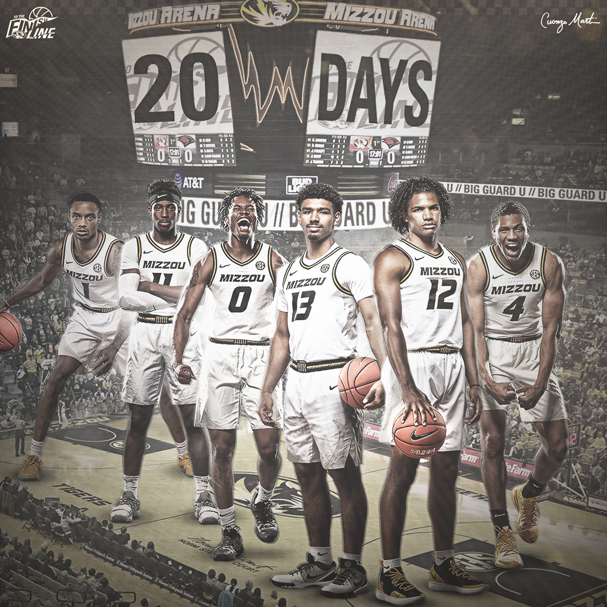 mizzou basketball University of Missouri tigers hoops countdown
