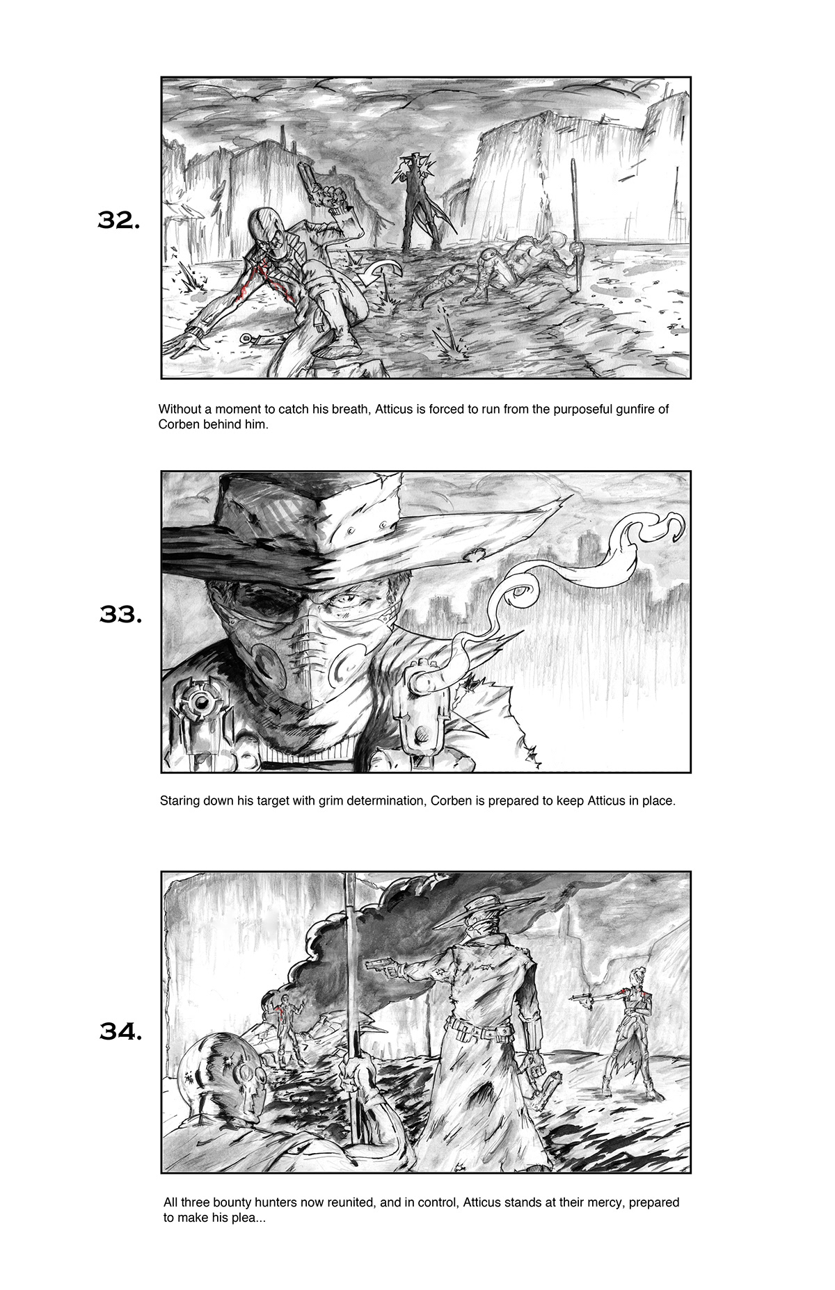 Storyboards Comic Book Graphic Novel thesis