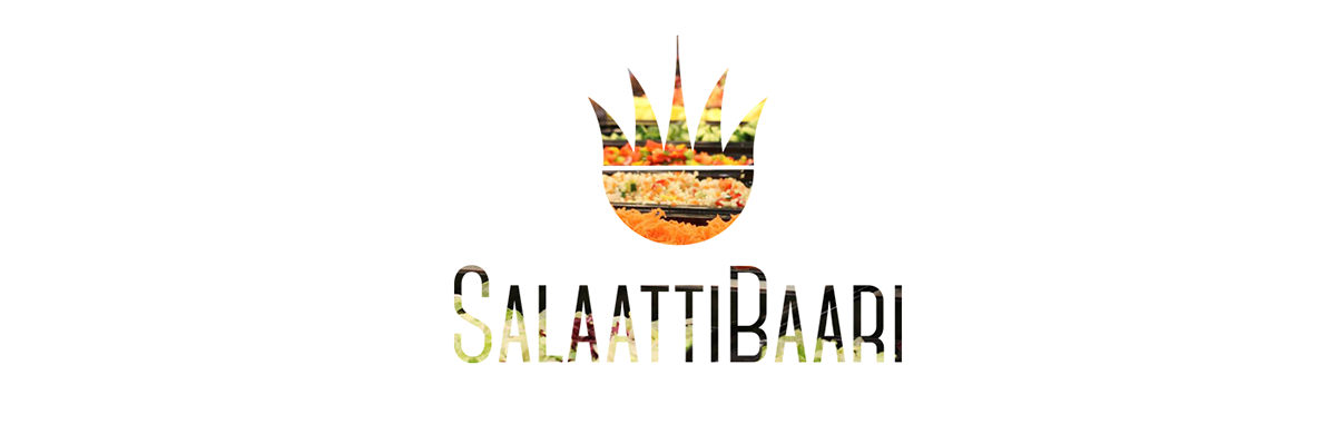 Kasvishovi salad Food  SalaattiBaari logo poster sticker