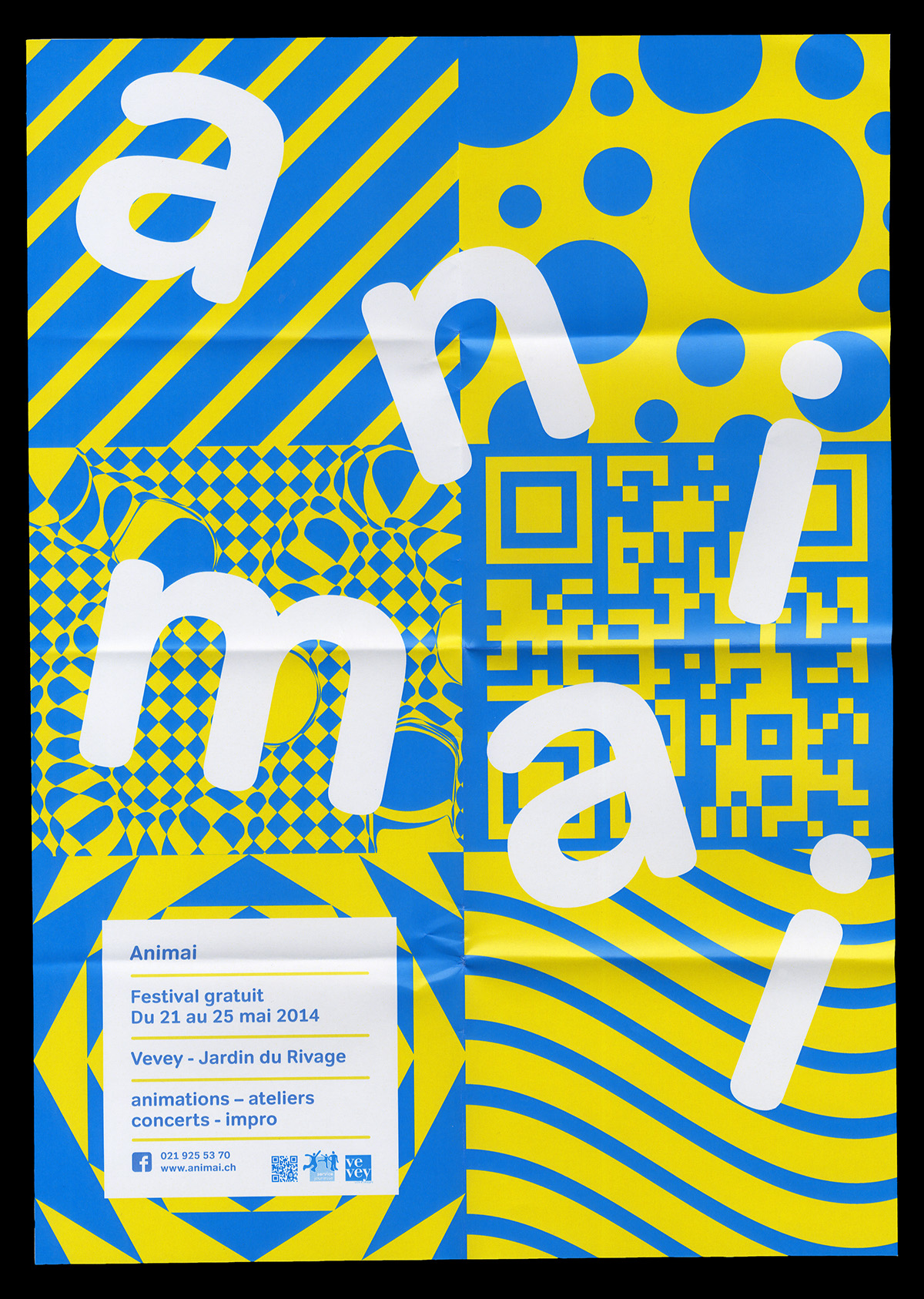 Animai poster colors affiche concept experimental Suisse