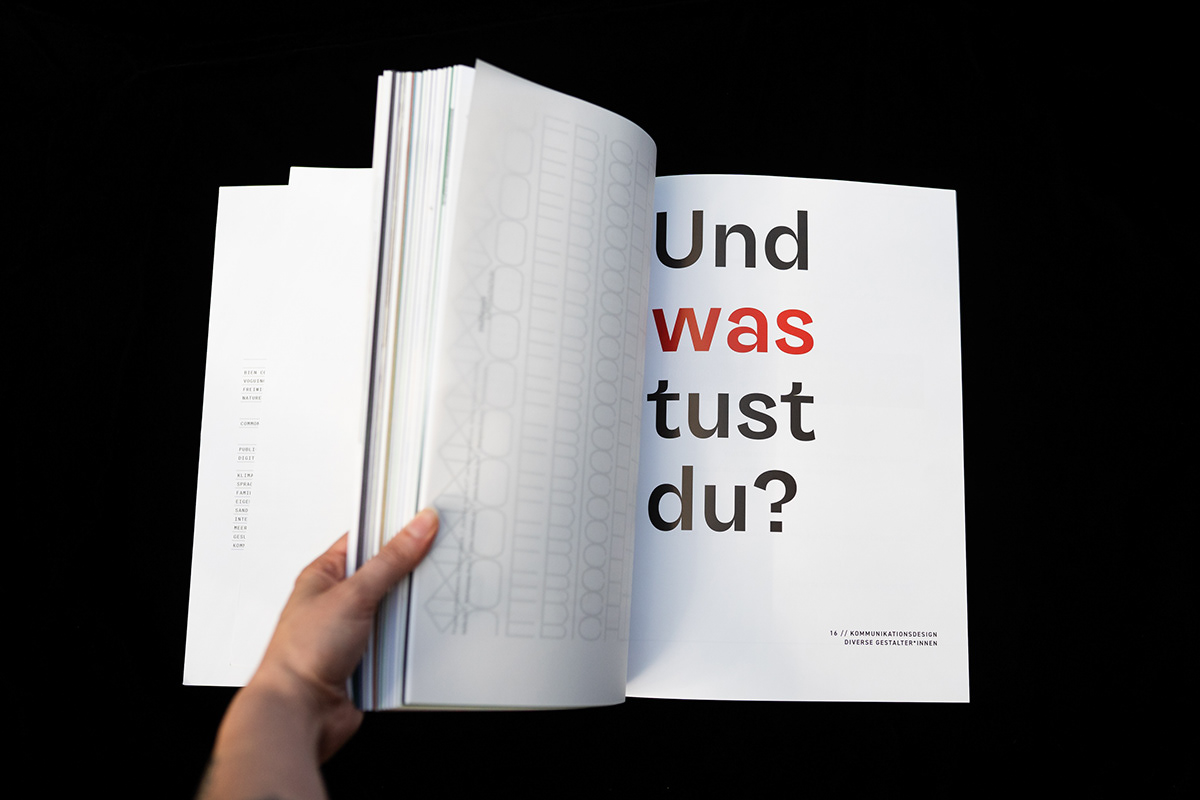 book design Booklet common good Gemeinwohl magazine Muthesius projektbüro social study typography  