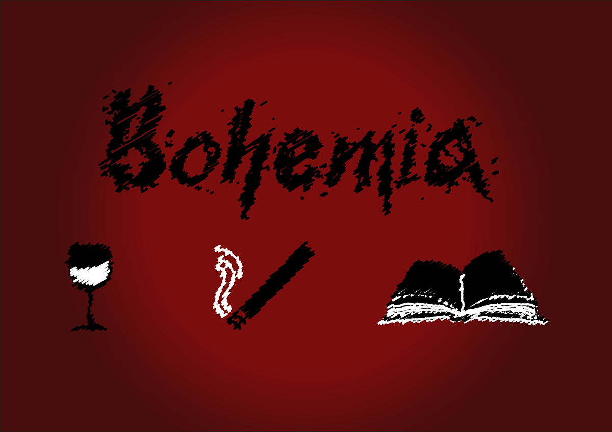 Bohemia literatura alcohol cigarrillo