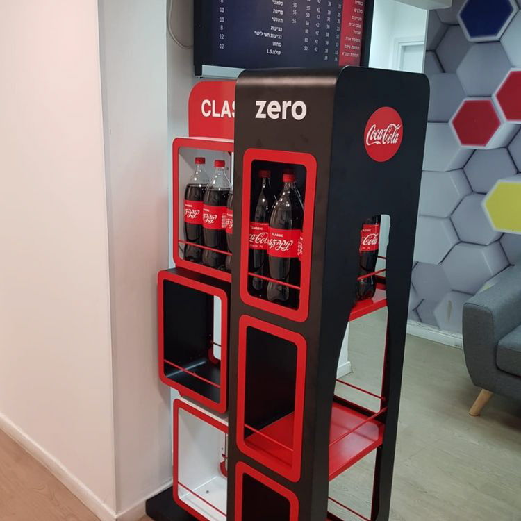 3D booth coca cola design Display displayer pos posm Stand