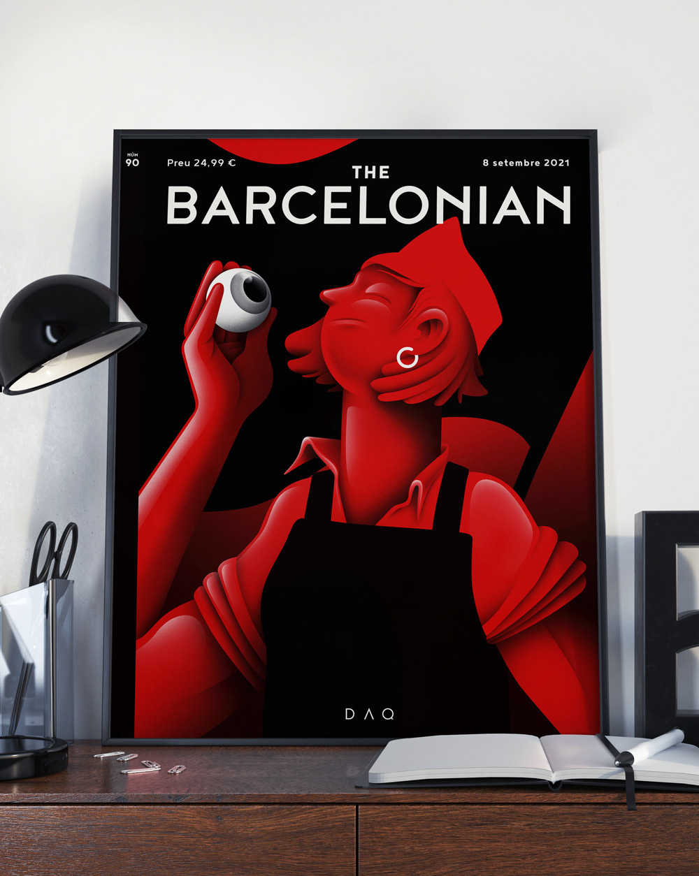 anarchism barcelona cover editorial editorialillustration ILLUSTRATION  magazine