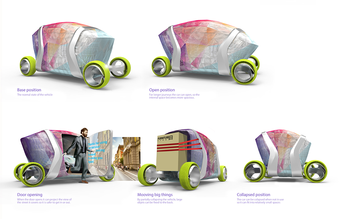 Autonomous modern selfdriving Innovative material concept diploma mome