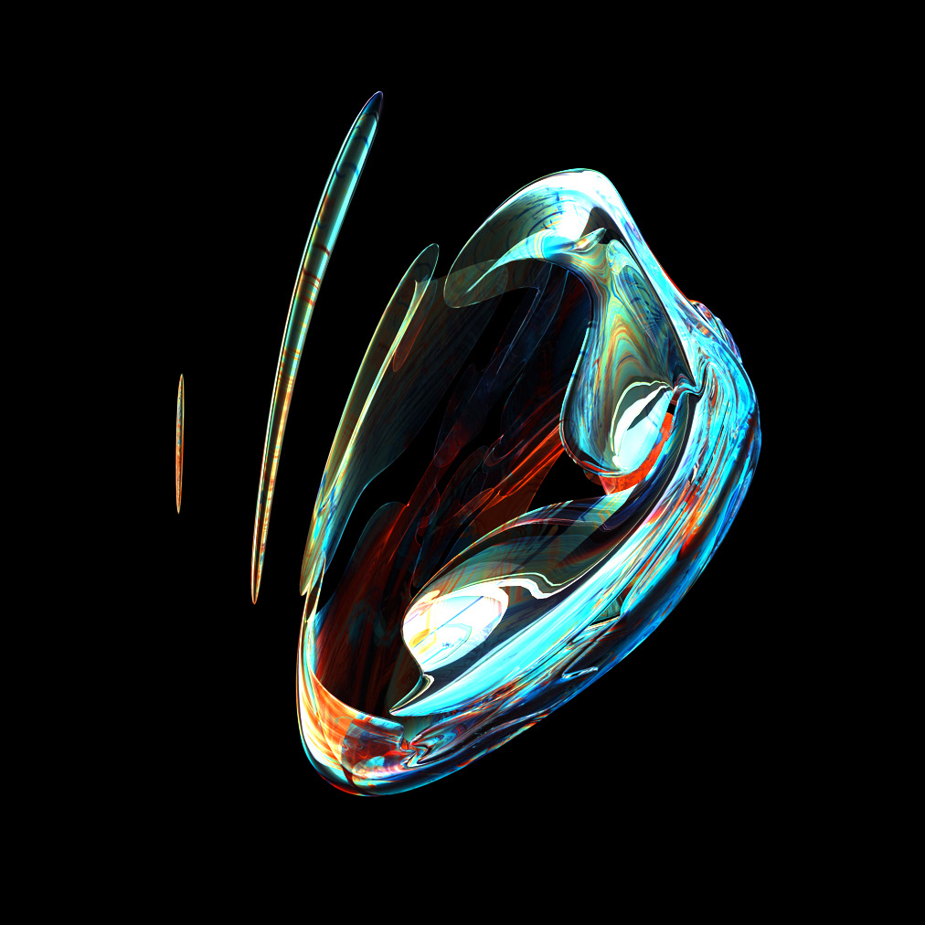 3D Render daily Anthony Gargasz abstract color flow Form