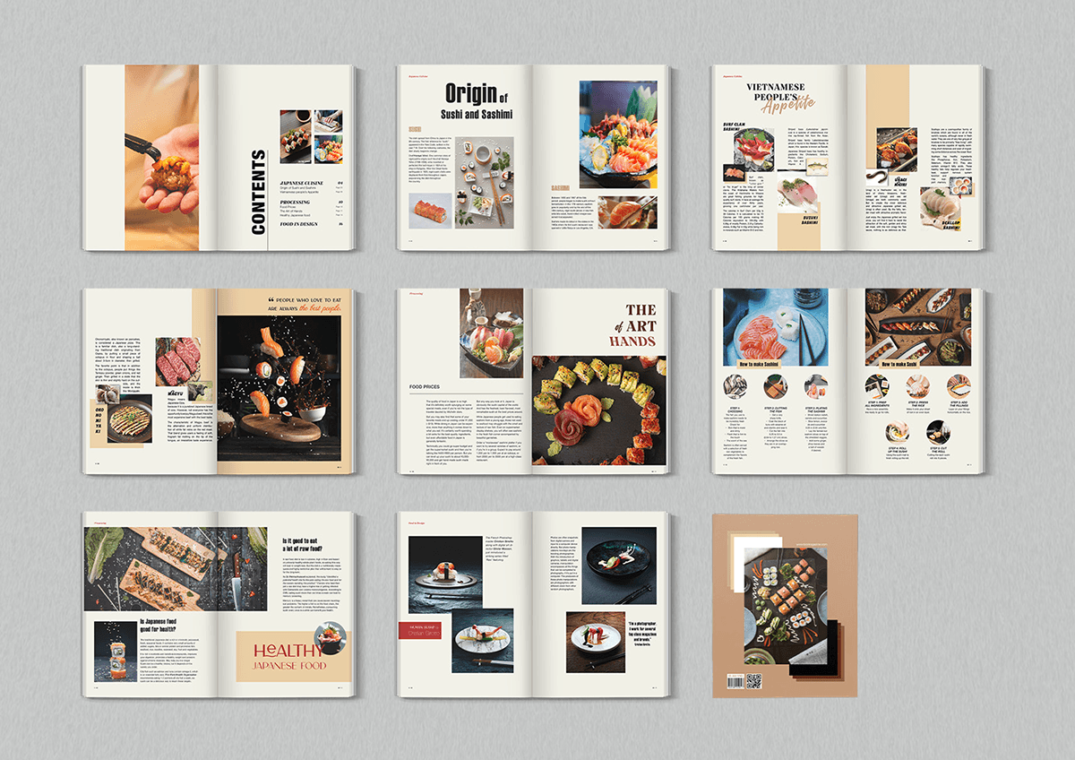 magazine Layout Design layout magazine InDesign Food Magazine editorial editorial design 