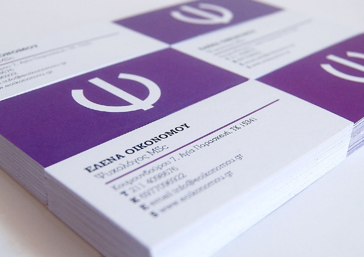 psychologist logo business card curation photo editing