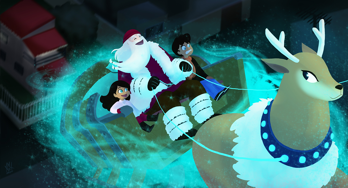 Christmas storytelling   children animation Visual Development graduation