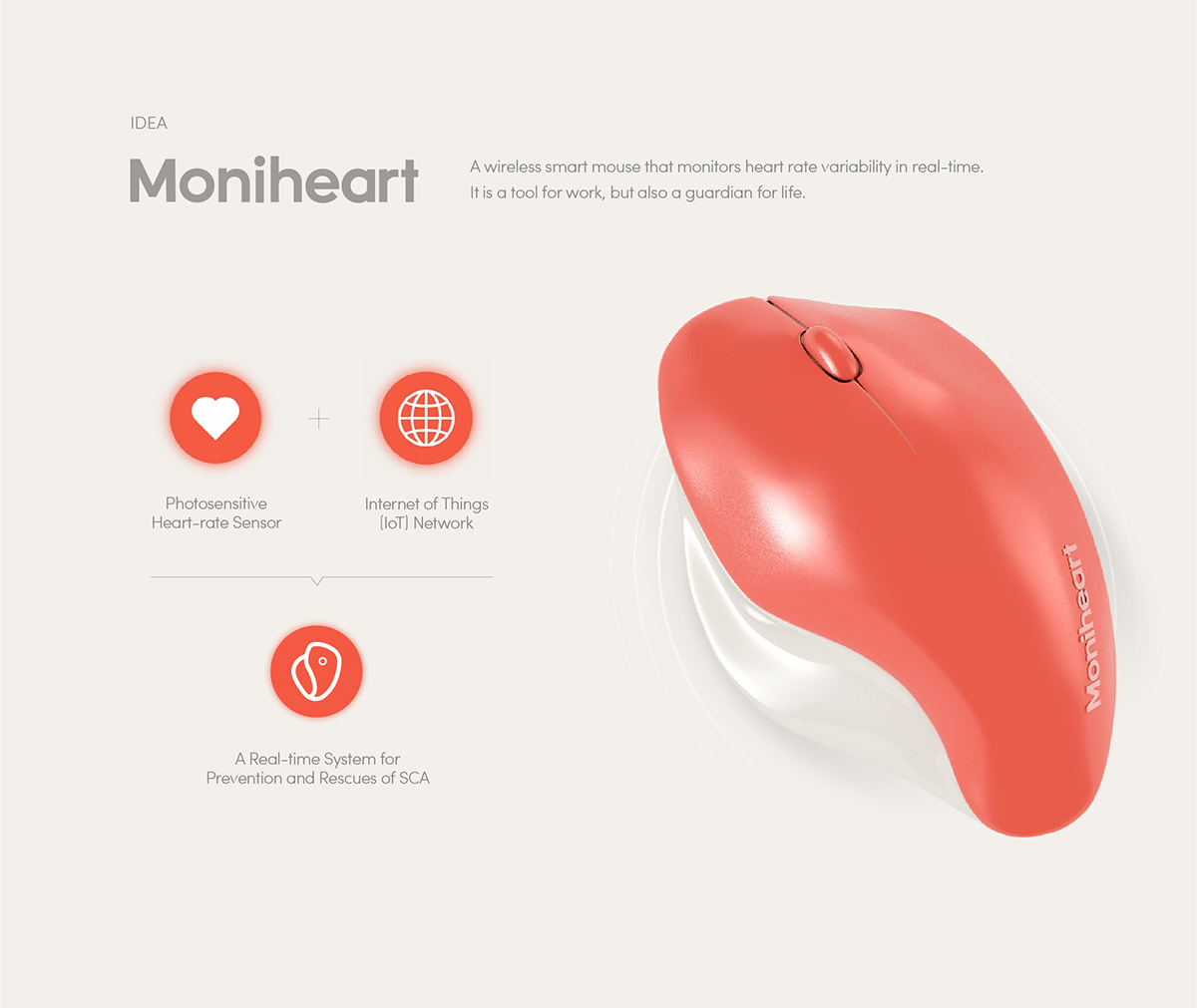 IoT smart device mouse product interaction creative safe Health