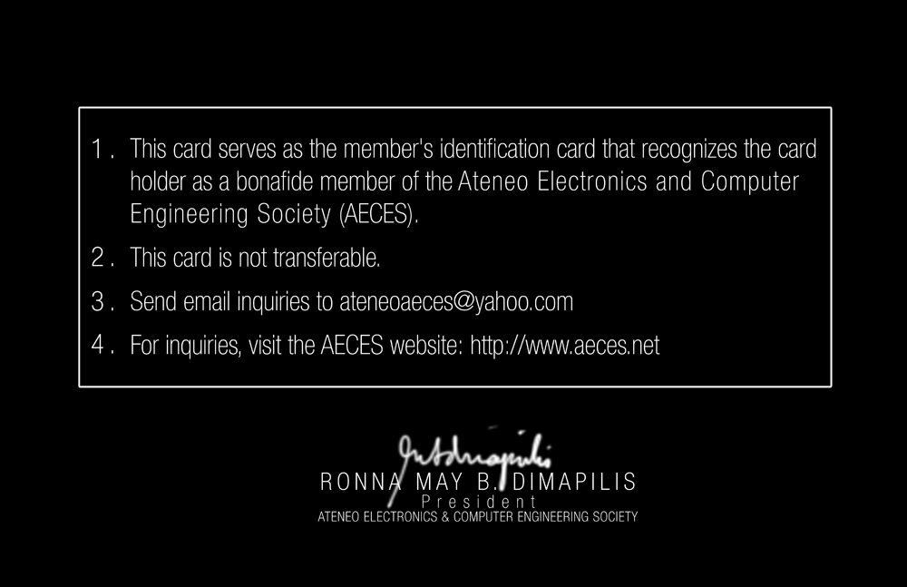 ateneo aeces organization ID