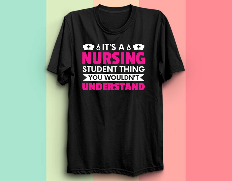 nursing student thing You would not understand T Shirt design vector