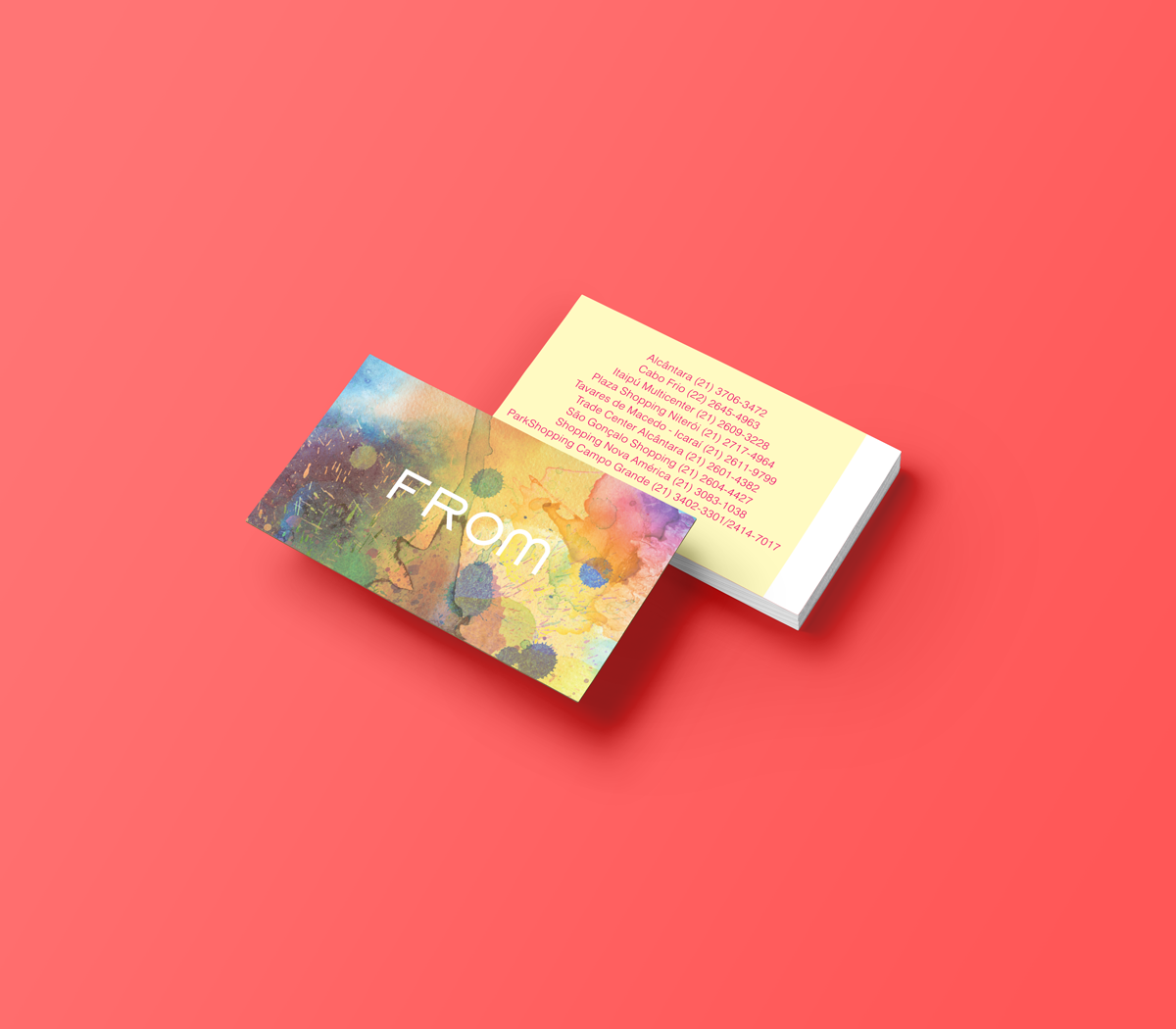 business card Cartão de Visita moda