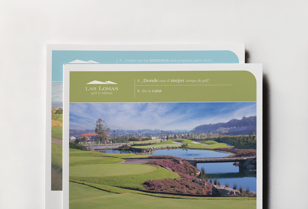 Adobe Portfolio golf design Corporate Identity Design green